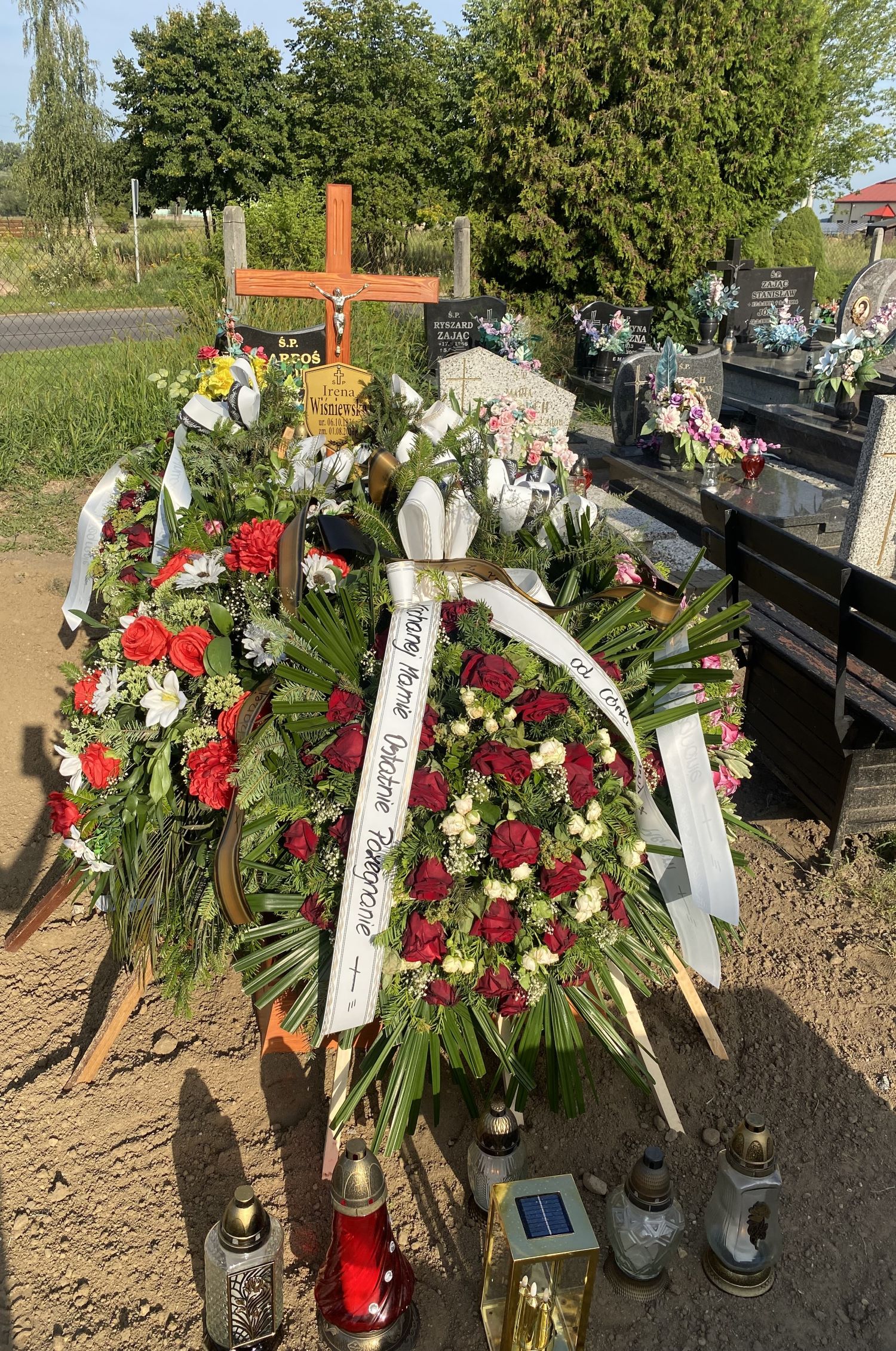 Grób Irena Wiśniewska