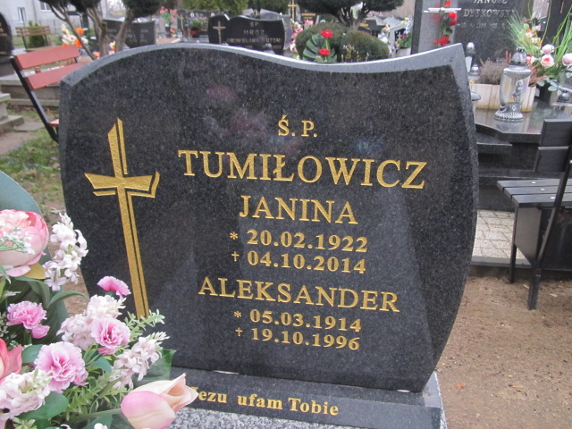 Janina Tumiłowicz 1922 Wąsosz - Grobonet - Wyszukiwarka osób pochowanych