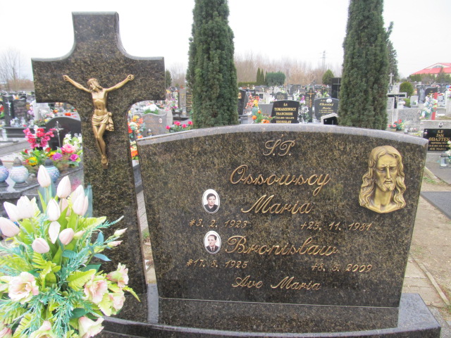 Bronisław Ossowski 1925 Wąsosz - Grobonet - Wyszukiwarka osób pochowanych