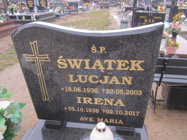 Irena Świątek-Kaczmarek 1936 Wąsosz - Grobonet - Wyszukiwarka osób pochowanych