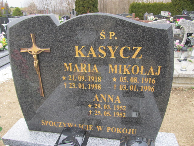 Grób Maria Kasycz