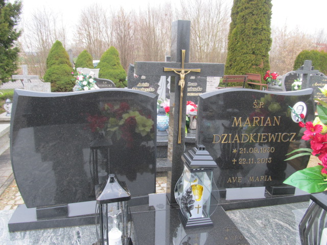 Grób Marian Dziadkiewicz