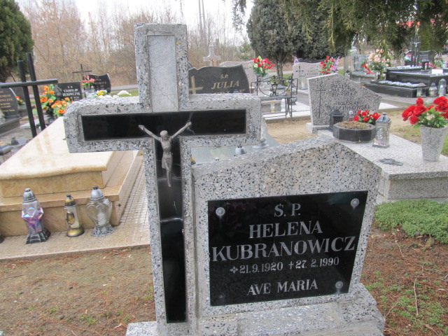 Grób Helena Kubranowicz