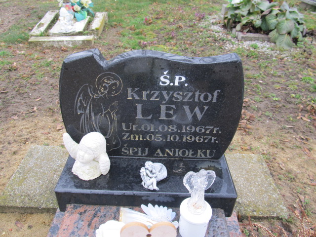 Krzysztof Lew 1967 Wąsosz - Grobonet - Wyszukiwarka osób pochowanych