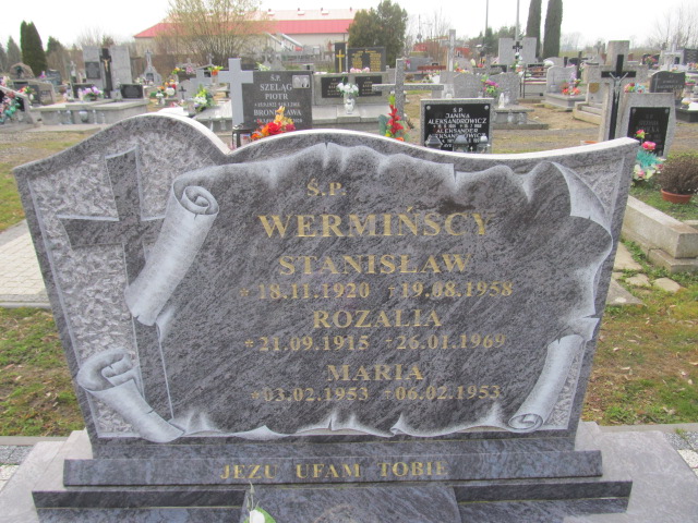 Grób Rozalia Wermińska
