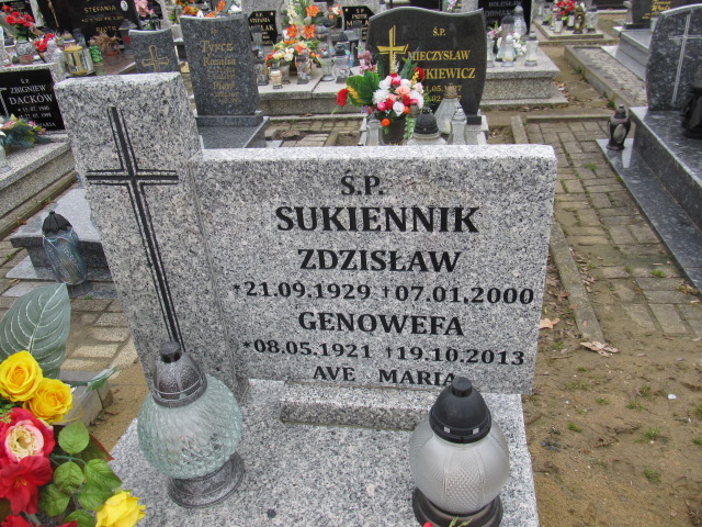 Grób Zdzisław Sukiennik
