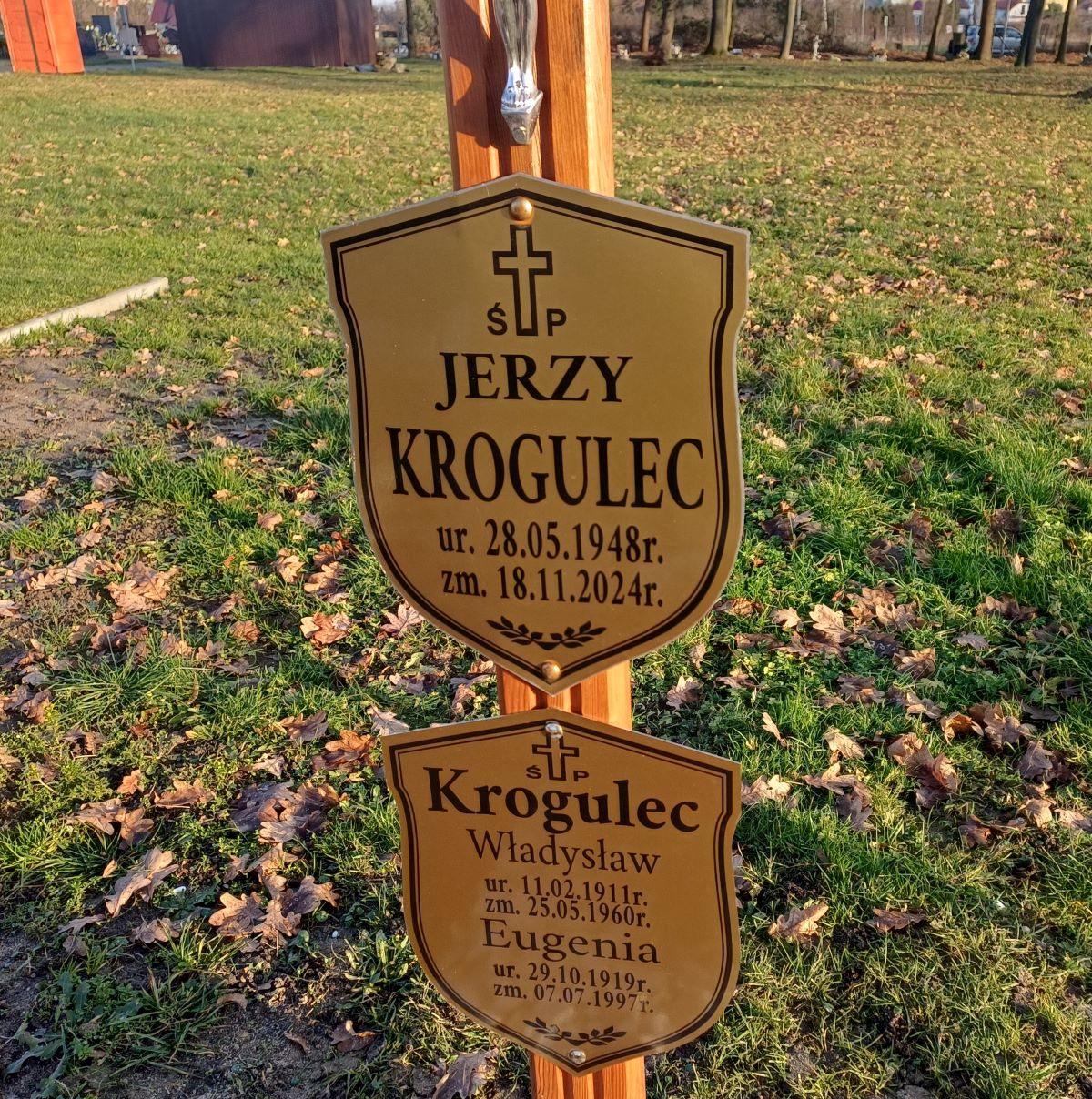Grób Władysław Krogulec